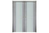 Nova Italia Vetro 2HC Light Grey Laminate Interior Door | Buy Doors Online