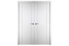 Nova Italia Stile 01 Alaskan White Laminate Interior Door | Buy Doors Online