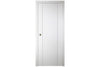 Nova Italia Stile 01 Alaskan White Laminate Interior Door | Buy Doors Online