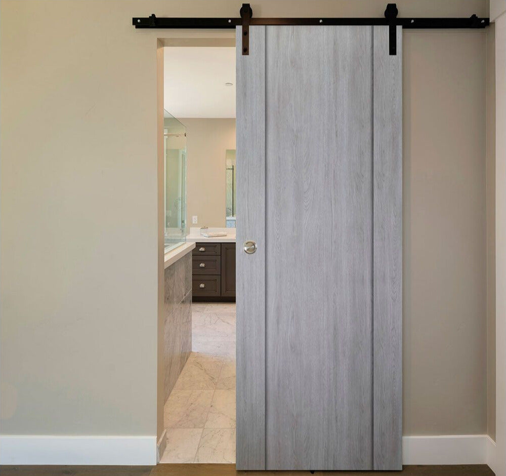 Nova Italia Stile 01 Light Grey Laminate Interior Door | Barn Door