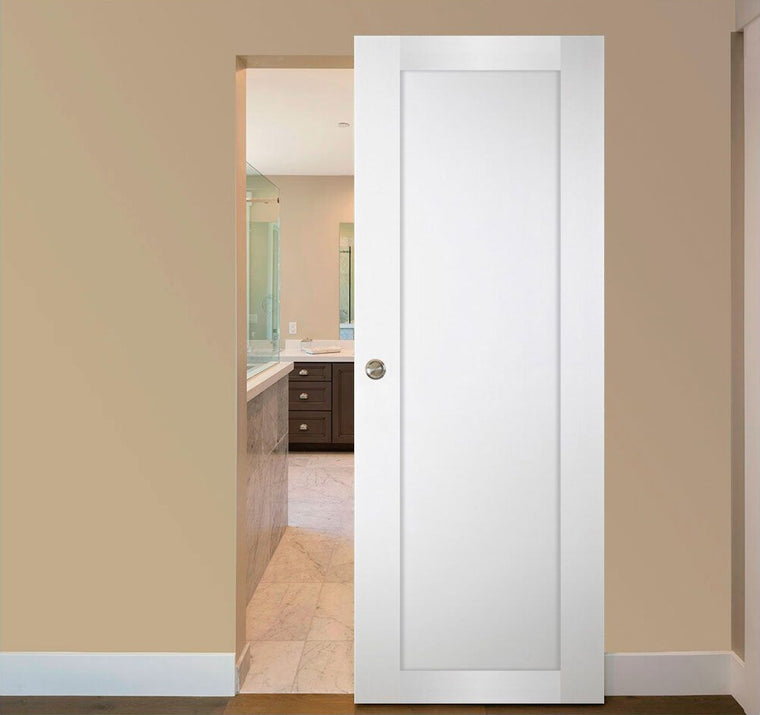 Nova Italia Stile 1 Lite Alaskan White Laminate Interior Door | Magic Door