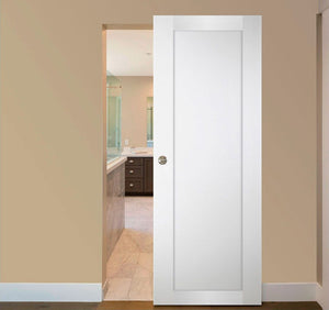 Nova Italia Stile 1 Lite Alaskan White Laminate Interior Door | Magic Door | Buy Doors Online