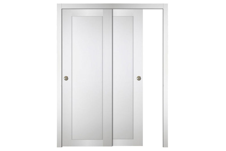 Nova Italia Stile 1 Lite Alaskan White Laminate Interior Door | ByPass Door