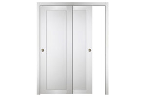 Nova Italia Stile 1 Lite Alaskan White Laminate Interior Door | ByPass Door | Buy Doors Online