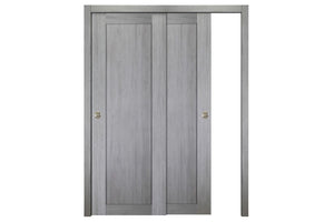 Nova Italia Stile 1 Lite Light Grey Laminate Interior Door | ByPass Door | Buy Doors Online