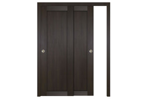Nova Italia Stile 1 Lite Premium Wenge Laminate Interior Door | ByPass Door | Buy Doors Online