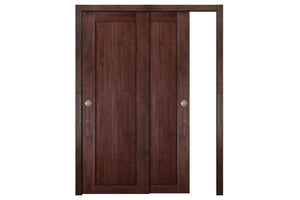 Nova Italia Stile 1 Lite Prestige Brown Laminate Interior Door | ByPass Door | Buy Doors Online