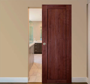Nova Italia Stile 1 Lite Prestige Brown Laminate Interior Door | Magic Door | Buy Doors Online