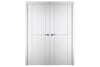 Nova Italia Stile 1H Alaskan White Laminate Interior Door | Buy Doors Online