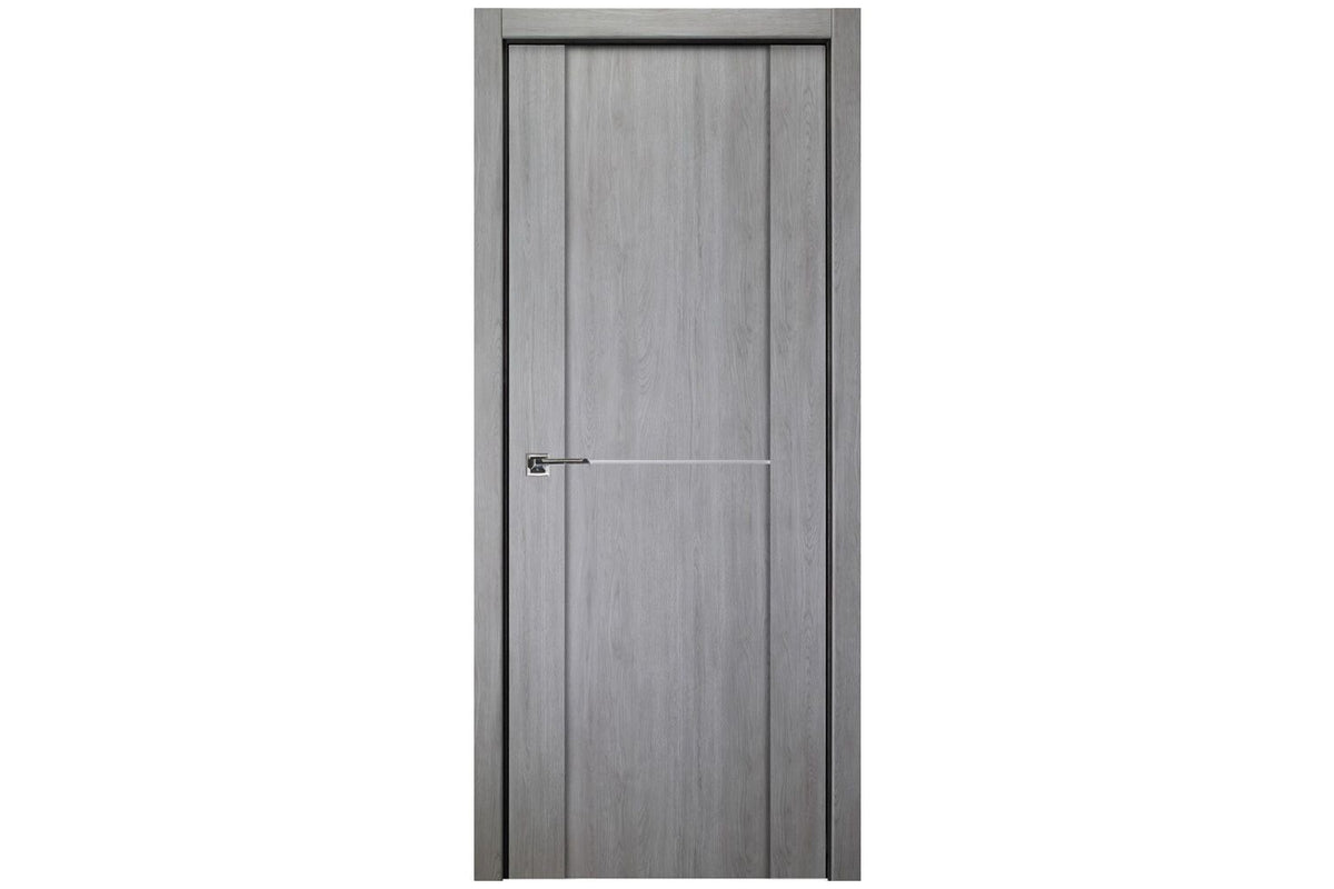 Nova Italia Stile 1H Light Grey Laminate Interior Door