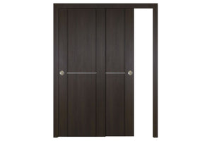  Nova Italia Stile 1H Premium Wenge Laminate Interior Door | ByPass Door | Buy Doors Online