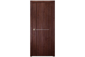 Nova Italia Stile 1H Prestige Brown Laminate Interior Door | Buy Doors Online