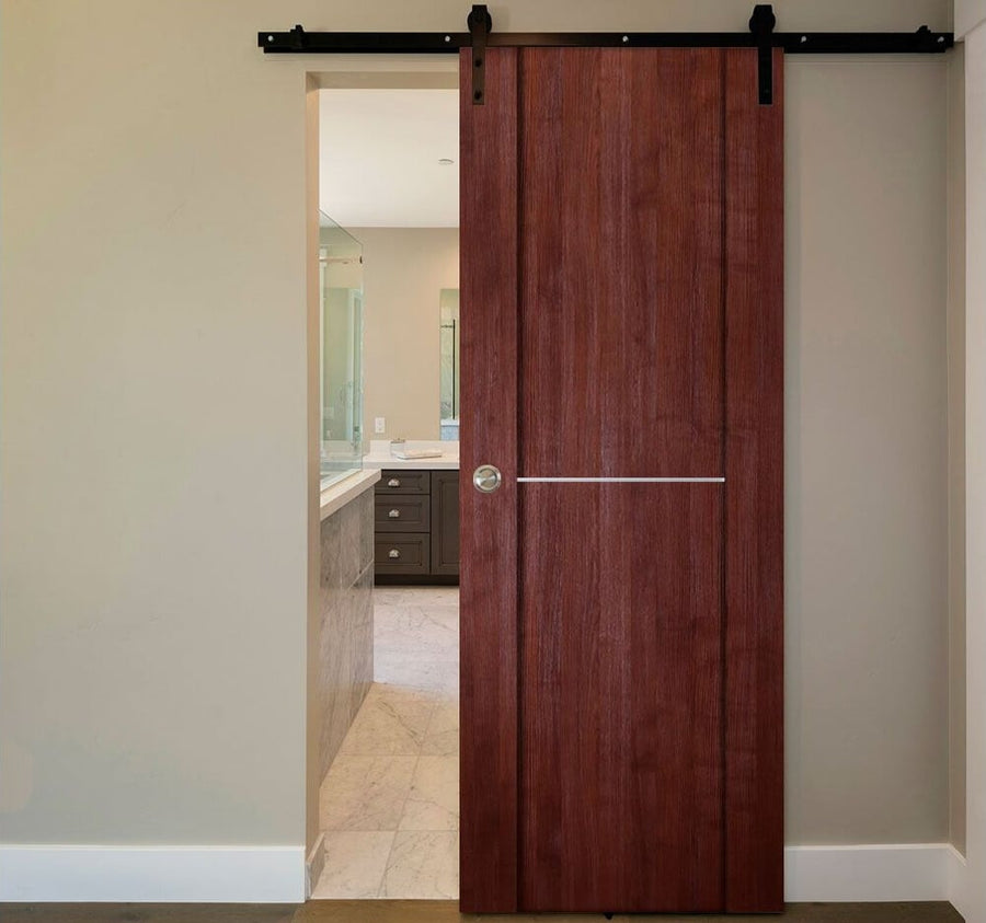 Nova Italia Stile 1H Prestige Brown Laminate Interior Door | Barn Door