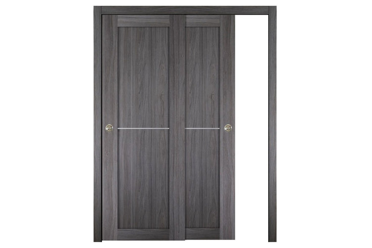 Nova Italia Stile 1H Swiss Elm Laminate Interior Door | ByPass Door