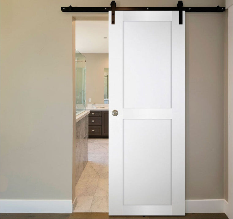 Nova Italia Stile 2 Lite Alaskan White Laminate Interior Door | Barn Door