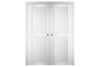 Nova Italia Stile 2 Lite Alaskan White Laminate Interior Door | Buy Doors Online