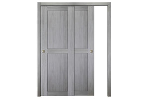 Nova Italia Stile 2 Lite Light Grey Laminate Interior Door | ByPass Door | Buy Doors Online