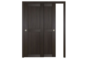 Nova Italia Stile 2 Lite Premium Wenge Laminate Interior Door | ByPass Door | Buy Doors Online