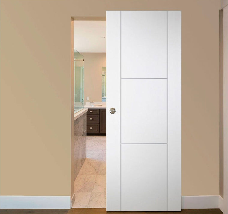 Nova Italia Stile 2H Alaskan White Laminate Interior Door | Magic Door