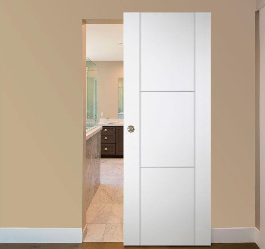 Nova Italia Stile 2H Alaskan White Laminate Interior Door | Magic Door