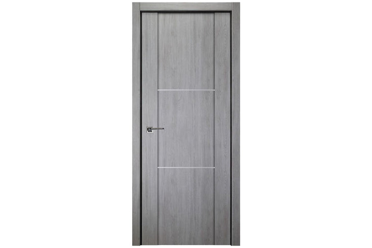 Nova Italia Stile 2H Light Grey Laminate Interior Door