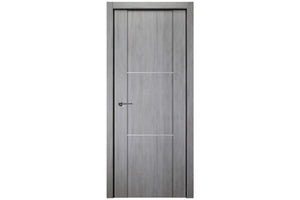 Nova Italia Stile 2H Light Grey Laminate Interior Door | Buy Doors Online