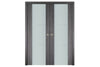 Nova Italia Vetro 2H Swiss Elm Laminate Interior Door | Buy Doors Online