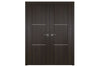 Nova Italia Stile 2H Premium Wenge Laminate Interior Door | Buy Doors Online