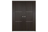 Nova Italia Stile 2H Premium Wenge Laminate Interior Door | Buy Doors Online