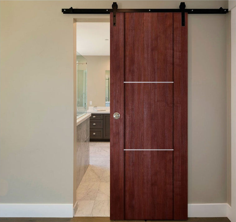 Nova Italia Stile 2H Prestige Brown Laminate Interior Door | Barn Door