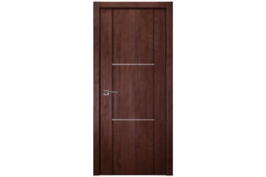 Nova Italia Stile 2H Prestige Brown Laminate Interior Door | Buy Doors Online