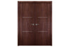 Nova Italia Stile 2H Prestige Brown Laminate Interior Door | Buy Doors Online