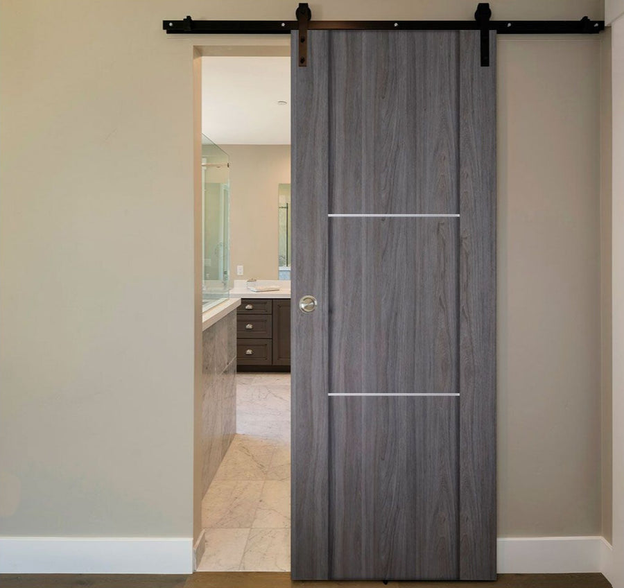 Nova Italia Stile 2H Swiss Elm Laminate Interior Door | Barn Door