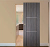 Nova Italia Stile 2H Swiss Elm Laminate Interior Door | Magic Door | Buy Doors Online