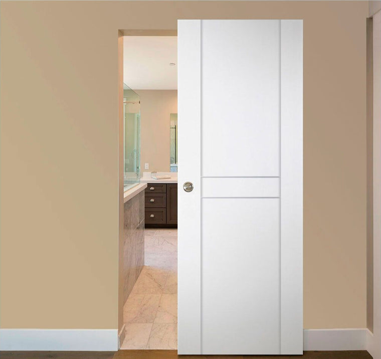 Nova Italia Stile 2HC Alaskan White Laminate Interior Door | Magic Door