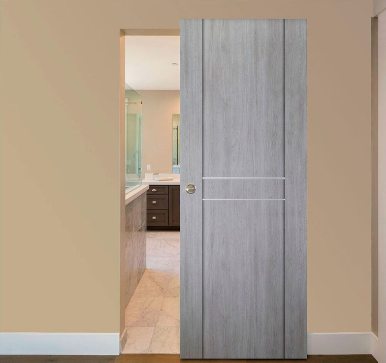 Nova Italia Stile 2HC Light Grey Laminate Interior Door | Magic Door