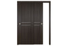 Nova Italia Stile 2HC Premium Wenge Laminate Interior Door | ByPass Door | Buy Doors Online