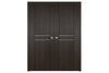 Nova Italia Stile 2HC Premium Wenge Laminate Interior Door | Buy Doors Online