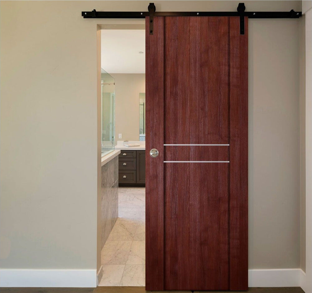 Nova Italia Stile 2HC Prestige Brown Laminate Interior Door | Barn Door