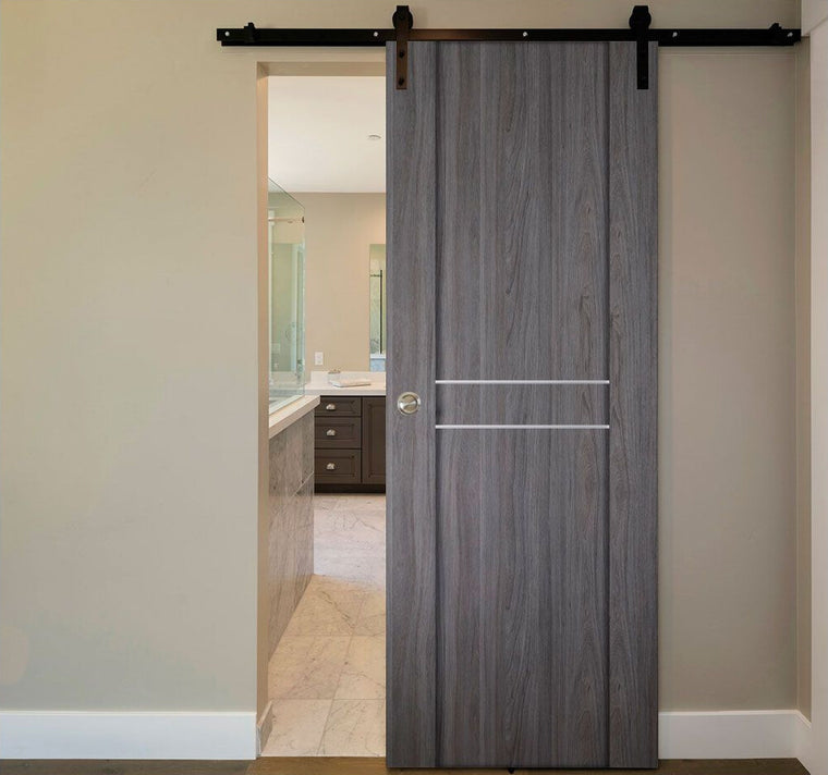 Nova Italia Stile 2HC Swiss Elm Laminate Interior Door | Barn Door