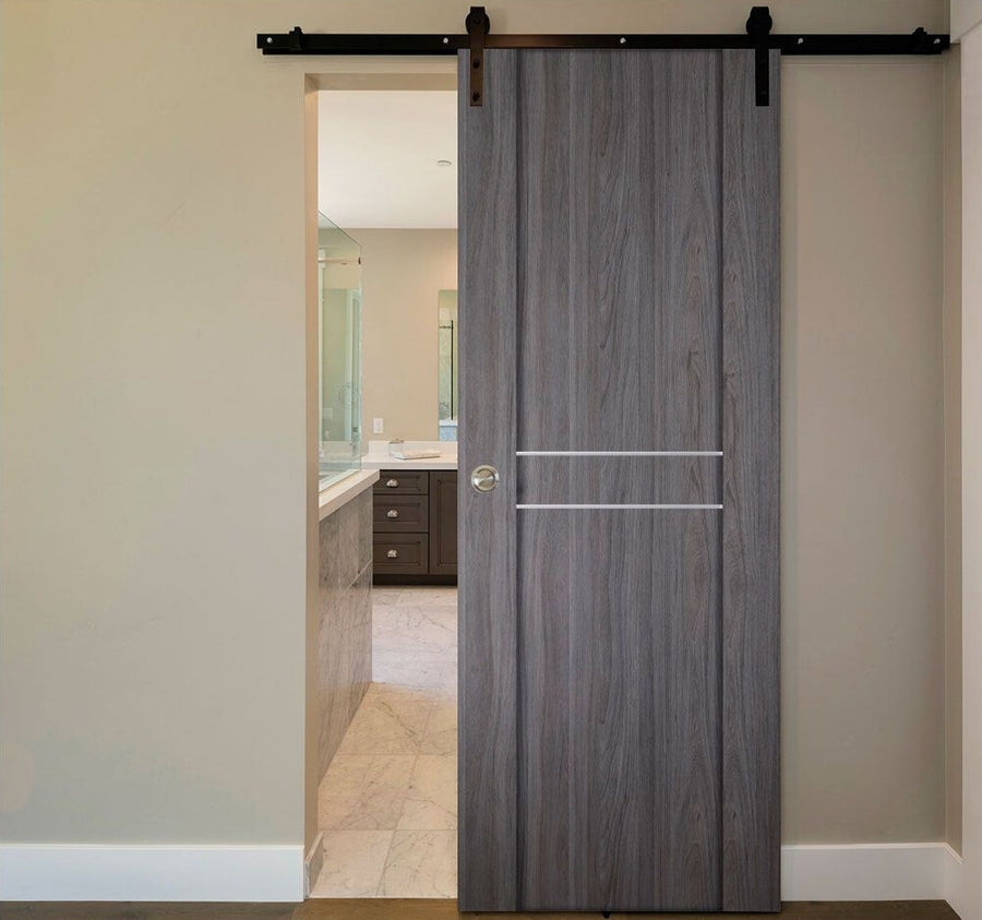 Nova Italia Stile 2HC Swiss Elm Laminate Interior Door | Barn Door