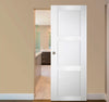 Nova Italia Stile 3 Lite Alaskan White Laminate Interior Door | Magic Door | Buy Doors Online 