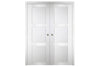 Nova Italia Stile 3 Lite Alaskan White Laminate Interior Door | Buy Doors Online