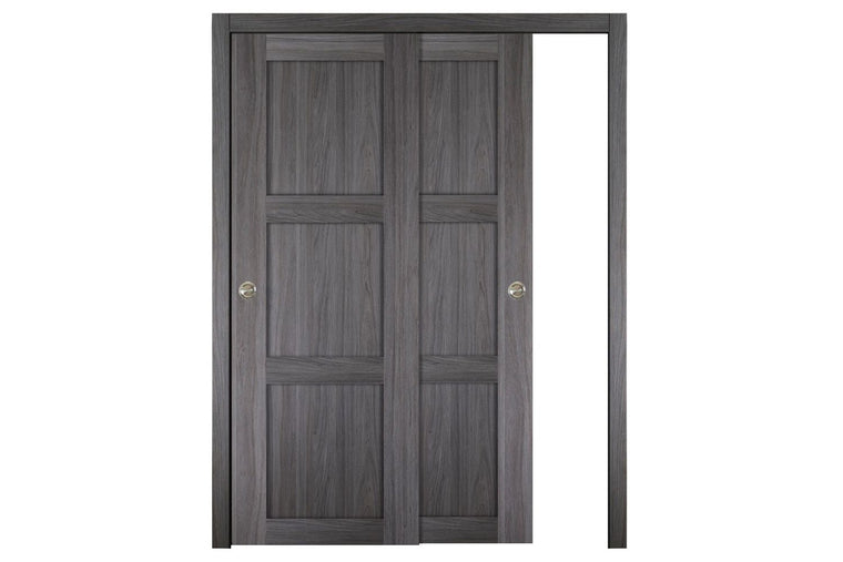 Nova Italia Stile 3 Lite Swiss Elm Laminate Interior Door | ByPass Door