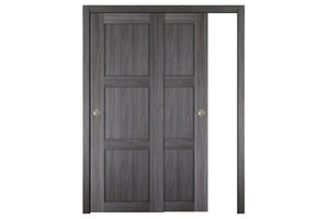 Nova Italia Stile 3 Lite Swiss Elm Laminate Interior Door | ByPass Door | Buy Doors Online