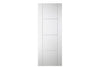 Nova Italia Stile 3H Alaskan White Laminate Interior Door | ByPass Door | Buy Doors Online