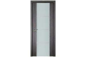 Nova Italia Vetro 1 Lite Swiss Elm Laminate Interior Door | Buy Doors Online