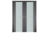 Nova Italia Vetro 3H Swiss Elm Laminate Interior Door | Buy Doors Online