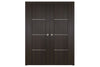 Nova Italia Stile 3H Premium Wenge Laminate Interior Door | Barn Door | Buy Doors Online