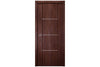 Nova Italia Stile 3H Prestige Brown Laminate Interior Door | Buy Doors Online